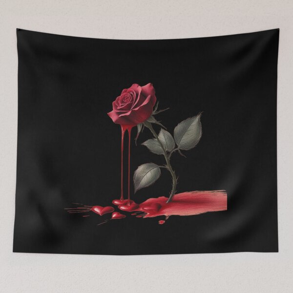 Item preview, Rose drops hearts designed and sold by Designfs.