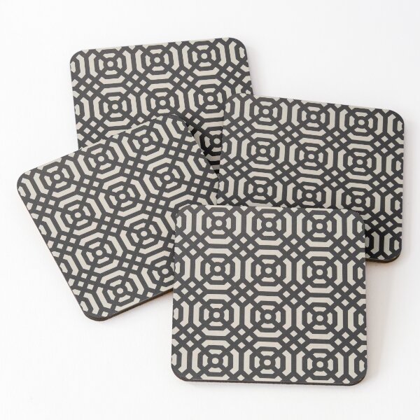 Item preview, Geometric monochrome pattern designed and sold by colliophoto.