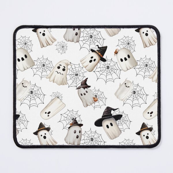Item preview, Creepy cute ghosts with black web. Halloween design designed and sold by natalidesign.