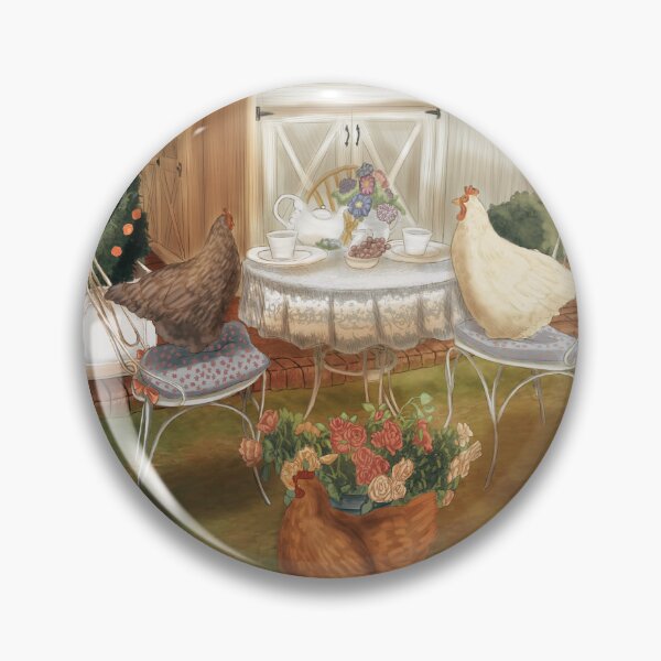 Item preview, Chicken Tea Party - Spilling the Tea with my Girls designed and sold by BunnyBizarre.