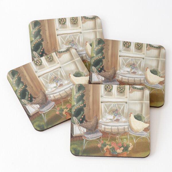 Item preview, Chicken Tea Party - Spilling the Tea with my Girls designed and sold by BunnyBizarre.
