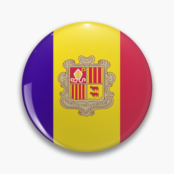 Item preview, Bold Andorra Flag: National Pride in Print designed and sold by communedesigns.