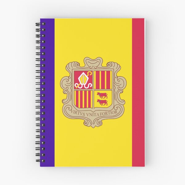 Item preview, Bold Andorra Flag: National Pride in Print designed and sold by communedesigns.