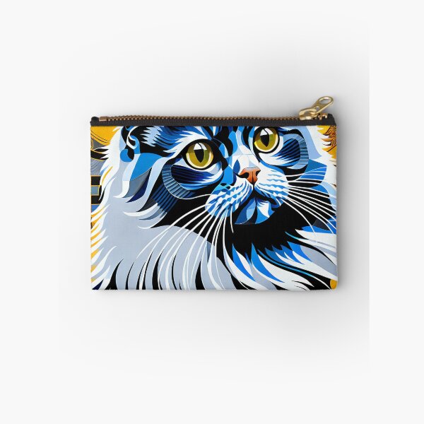 Item preview, Cat Colored Abstract Vintage Zentangle Art designed and sold by Witty Shirts.