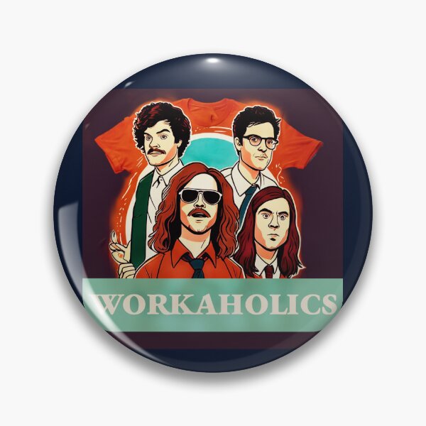 Item preview, Workaholics (cream green on band) - art designed and sold by NightPrints.
