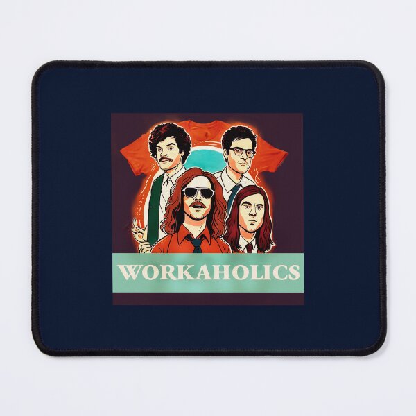 Item preview, Workaholics (cream green on band) - art designed and sold by NightPrints.