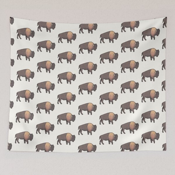 Item preview, bison art designed and sold by Artofmayara.