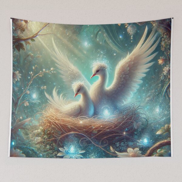 Item preview, Birds Together in True Love designed and sold by TeslaSt0re.