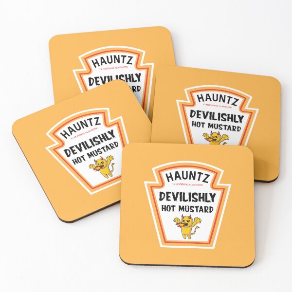 Item preview, Halloween Devilishly Hot Sauce Parody Ketchup Mustard Mayo Relish designed and sold by w1ckerman.
