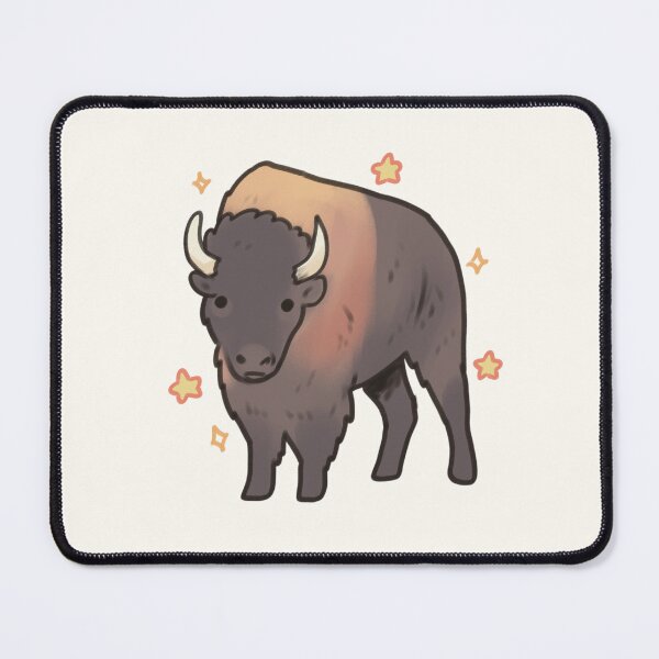 Item preview, Cute bison with stars designed and sold by Artofmayara.