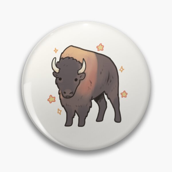 Item preview, Cute bison with stars  designed and sold by Artofmayara.