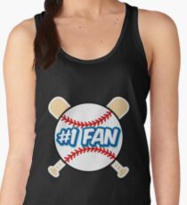 Baseball Number 1 Fan Women's Tank Top