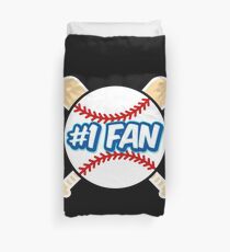 Baseball Number 1 Fan Duvet Cover
