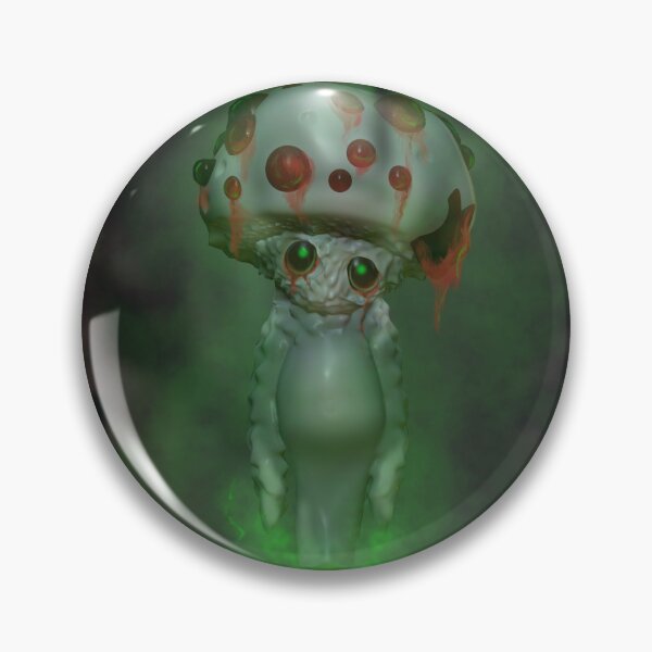 Item preview, Spooky bleeding tooth mushroom full image designed and sold by SaskiaFranken.
