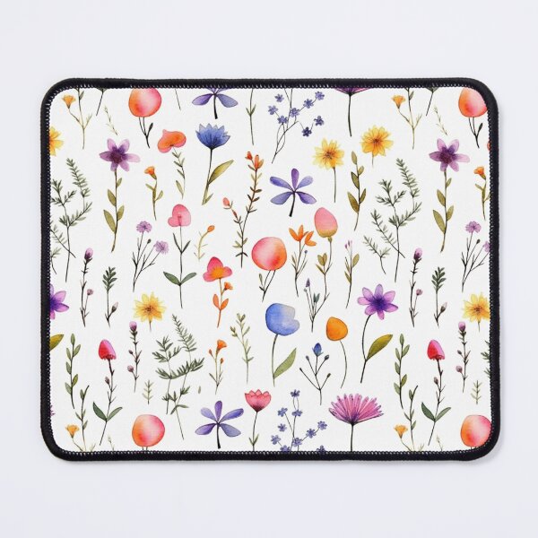 Item preview, Cute little flowers white background designed and sold by mind-coloring.