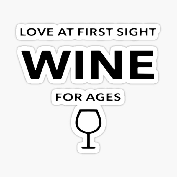 Artikel-Vorschau von Wein Liebe auf den ersten Blick für immer Spaß Zitat Text, designt und verkauft von Pawel92.