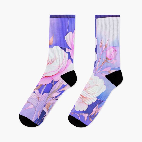 Item preview, Pink roses and violet designed and sold by Flowersonstuff.