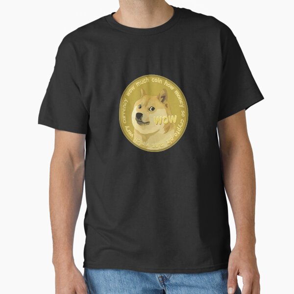 Artikel-Vorschau von Dogecoin Meme Logo, designt und verkauft von Crypto Fashion.