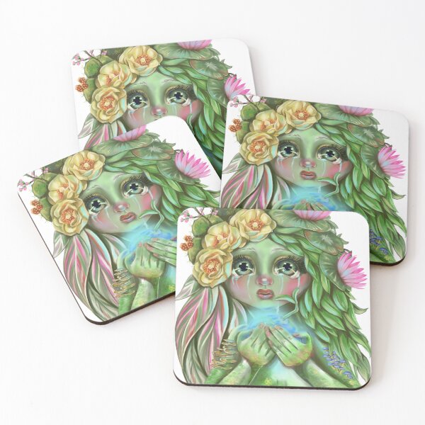 Item preview, Gaia mother Earth big eye girl designed and sold by SaskiaFranken.