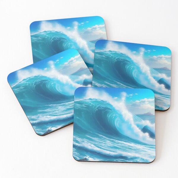 Item preview, Sea Waves in Water Paintings - 2 designed and sold by TatStudio55.