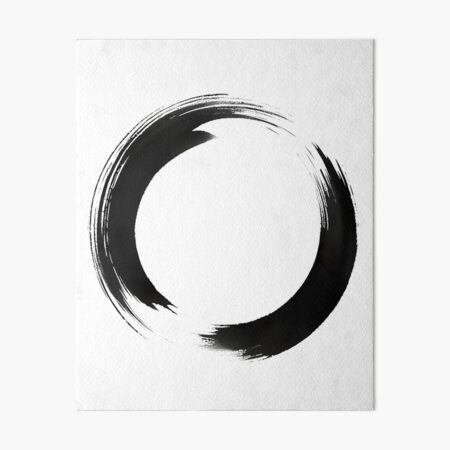 Aperçu de l'œuvre Cercle Zen Enso japonais créée et vendue par goodday Japan.
