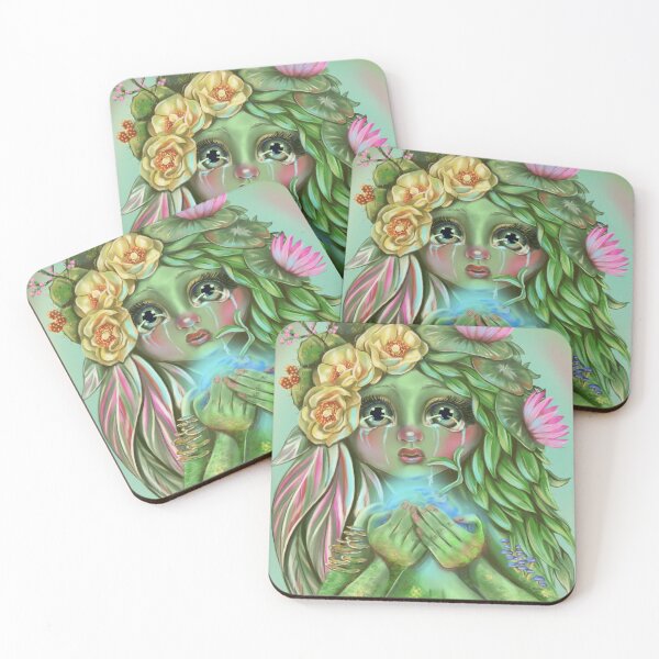 Item preview, Gaia mother Earth big eye girl full image designed and sold by SaskiaFranken.