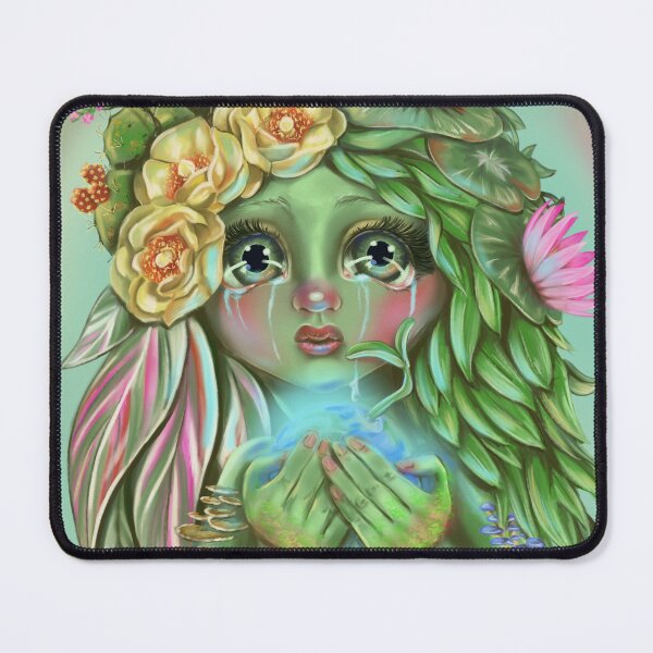 Item preview, Gaia mother Earth big eye girl full image designed and sold by SaskiaFranken.