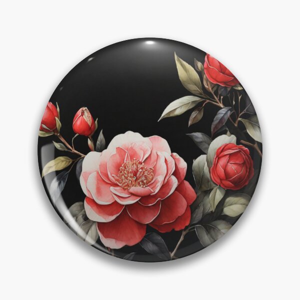 Item preview, Gardenia on black designed and sold by Flowersonstuff.