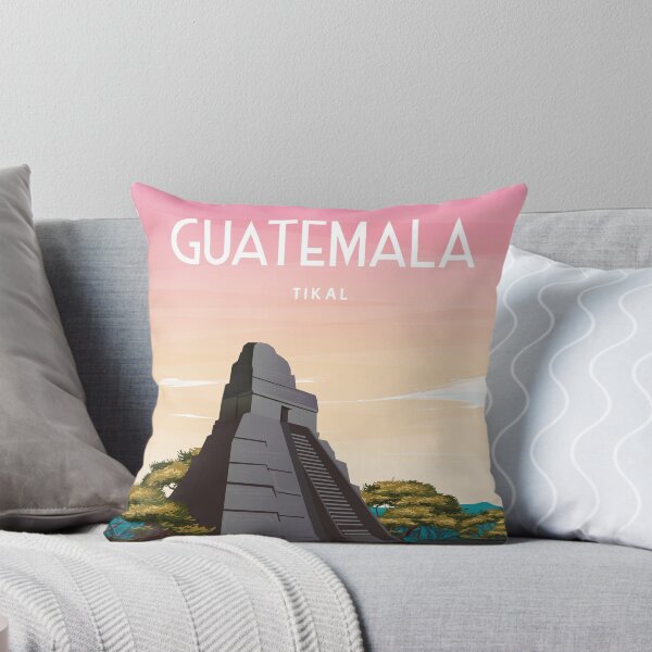 Item preview, Vintage Tikal Travel Poster - Mystical Ruins of Guatemala designed and sold by Arctic frame studio.