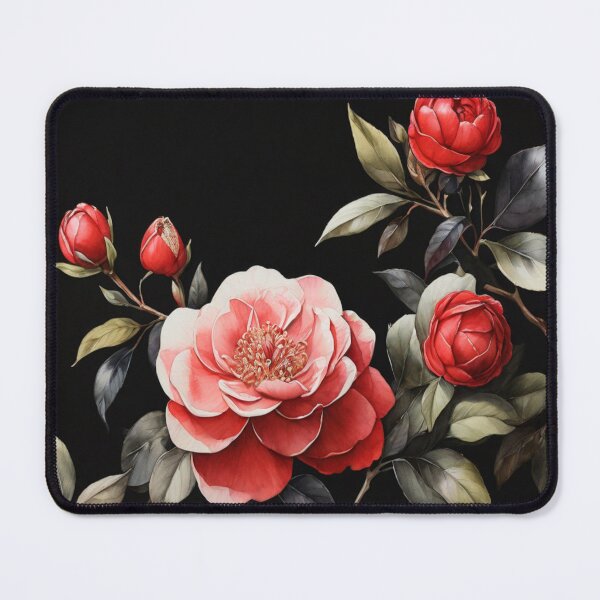 Item preview, Gardenia on black designed and sold by Flowersonstuff.