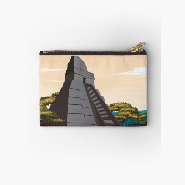 Item preview, Vintage Tikal Travel Poster - Mystical Ruins of Guatemala designed and sold by Arctic frame studio.