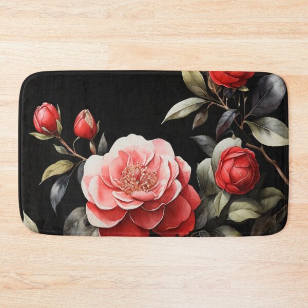 Item preview, Gardenia on black designed and sold by Flowersonstuff.
