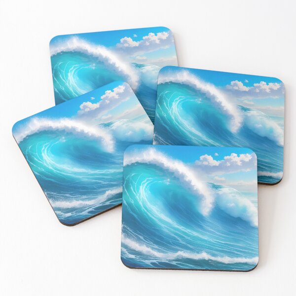 Item preview, Sea Waves in Water Paintings - 3 designed and sold by TatStudio55.