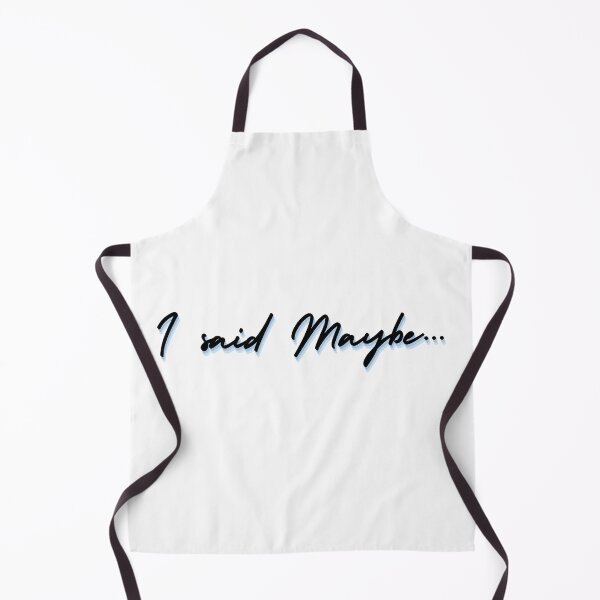 Item preview, I Said Maybe Black Text designed and sold by ItsAMugsGame.