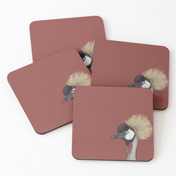 Item preview, Icons of Africa - Grey Crowned Crane designed and sold by Made By Nishi | Nishi Wojnar.