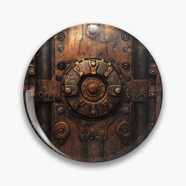 Item preview, Steampunk Cog Black Bronze Pattern Grungy  designed and sold by GrinGalore.