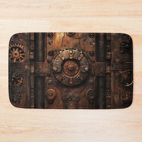 Item preview, Steampunk Cog Black Bronze Pattern Grungy  designed and sold by GrinGalore.
