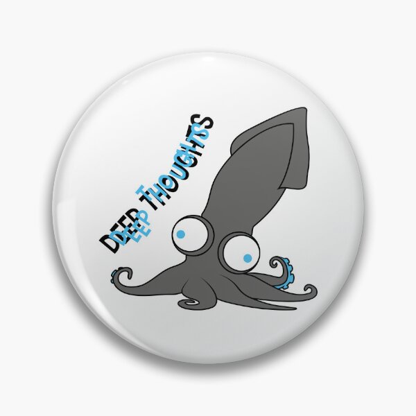 Item preview, Deep Thoughts Squid Meme designed and sold by MAN  FROM MARS.