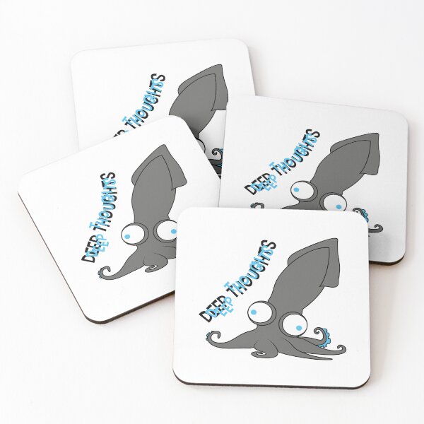 Item preview, Deep Thoughts Squid Meme designed and sold by MAN  FROM MARS.