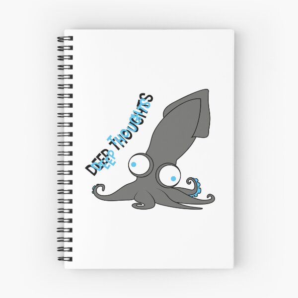 Item preview, Deep Thoughts Squid Meme designed and sold by MAN  FROM MARS.