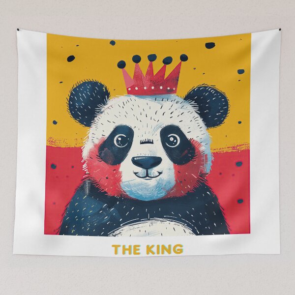 Item preview, Panda "The King" designed and sold by ArtHouseNiklas.