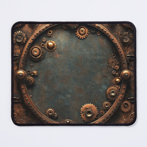 Item preview, Steampunk Cog Circle Bronze Pattern Grungy designed and sold by GrinGalore.