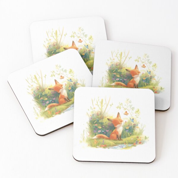 Item preview, Cute Fox - Baby Room Decoration designed and sold by Summermint.