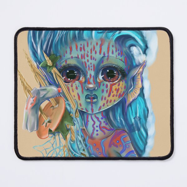 Item preview, Ocean keeper earth day big eye girl designed and sold by SaskiaFranken.