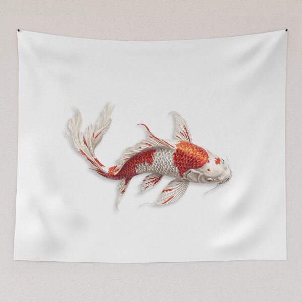 Item preview, Realistic Red&White Koi designed and sold by Konkam.