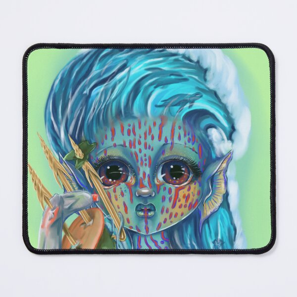 Item preview, Ocean keeper earth day big eye girl full image designed and sold by SaskiaFranken.