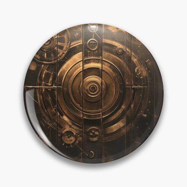 Item preview, Steampunk Cog Bronze Shabby Pattern Grungy  designed and sold by GrinGalore.