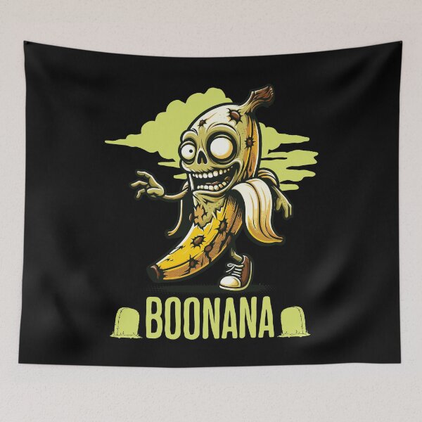 Item preview, Funny Banana Zombie Zombie Boonana designed and sold by LuminOrb.