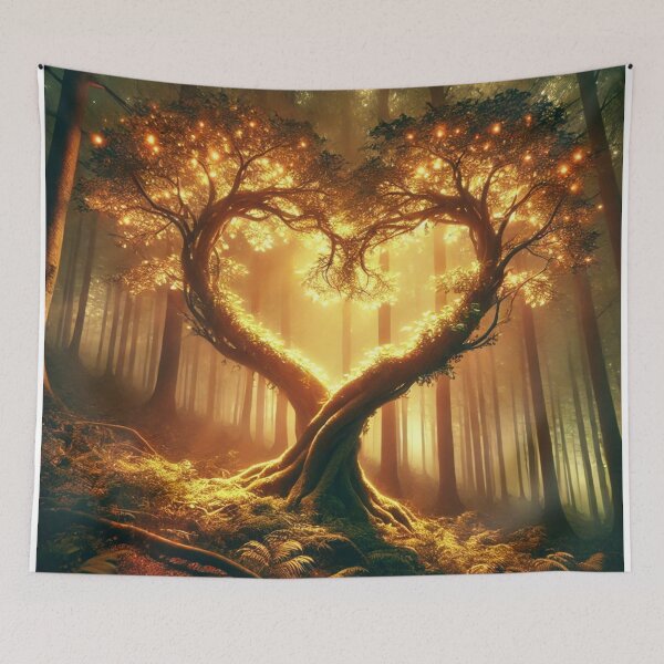 Item preview, Enchanted Heart Trees designed and sold by TeslaSt0re.