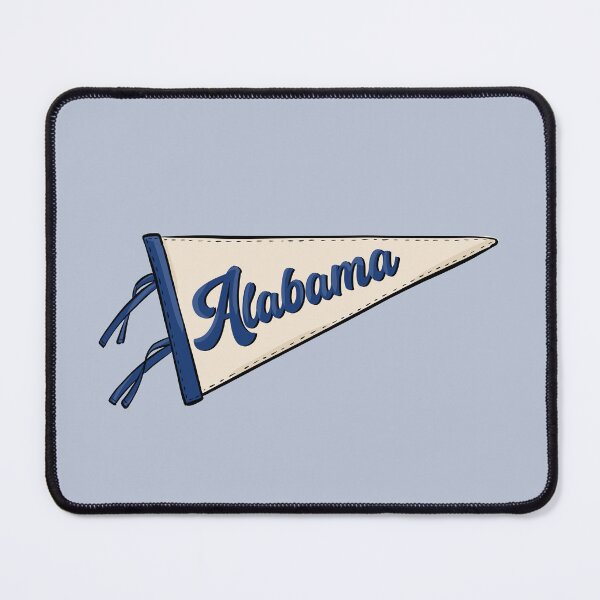 Item preview, Vintage Alabama Pennant Flag Blue designed and sold by Alexandra Jones.